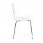 Stolička K155 kov/drevo biela 46x47x85,5