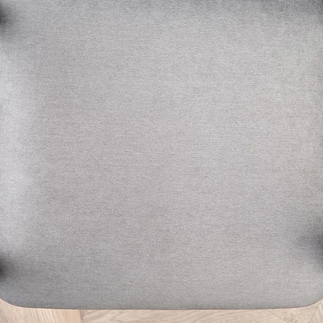 Stolička Azul drevo/velvet čierna/popol 50x53x79