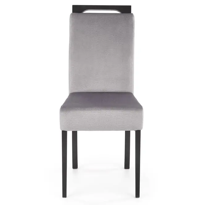 Stolička Clarion 2 drevo/velvet čierna/monolit 85,2