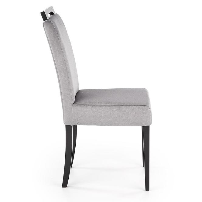 Stolička Clarion 2 drevo/velvet čierna/monolit 85