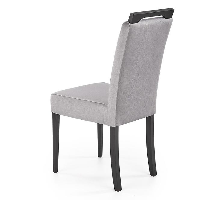 Stolička Clarion 2 drevo/velvet čierna/monolit 85