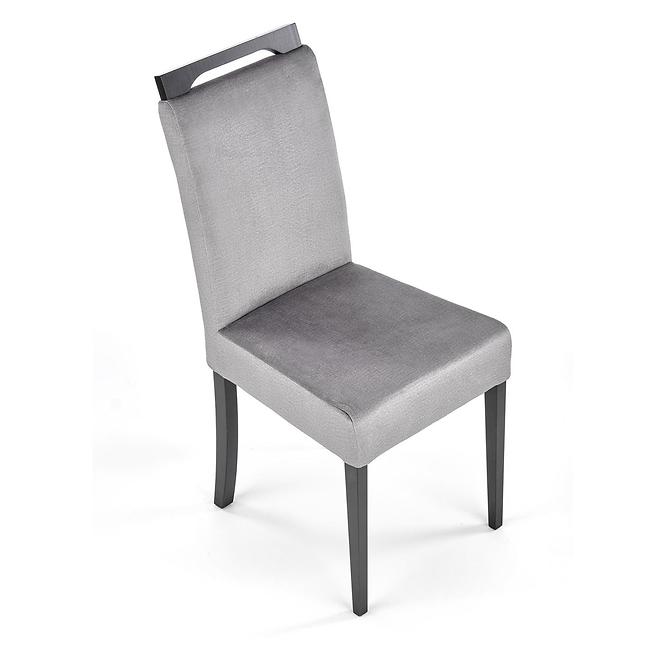 Stolička Clarion 2 drevo/velvet čierna/monolit 85