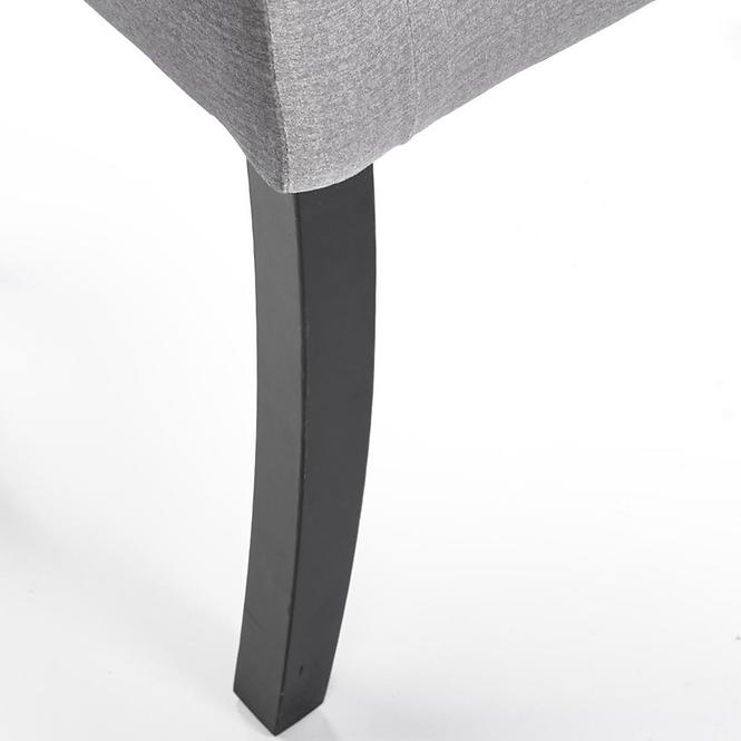 Stolička Clarion 2 drevo/velvet čierna/monolit 85