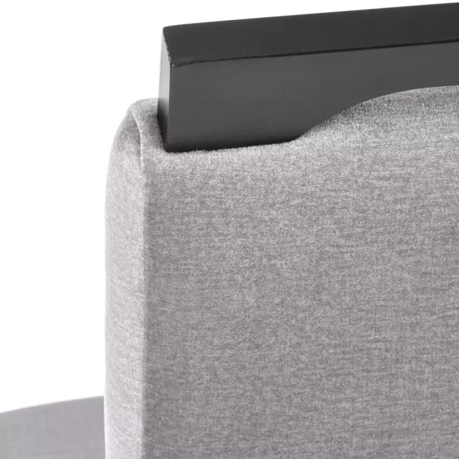 Stolička Clarion 2 drevo/velvet čierna/monolit 85