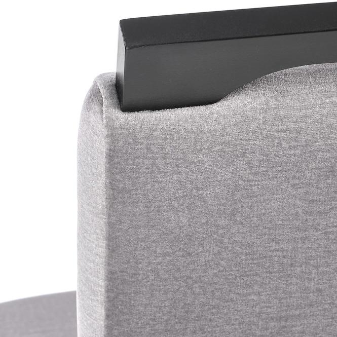 Stolička Clarion 2 drevo/velvet čierna/monolit 85