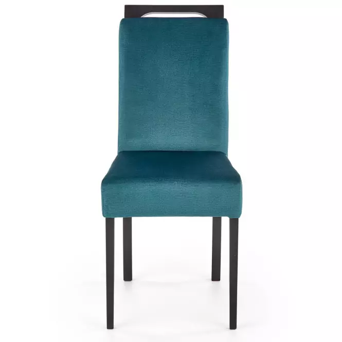 Stolička Clarion 2 drevo/velvet čierna/monolit 37