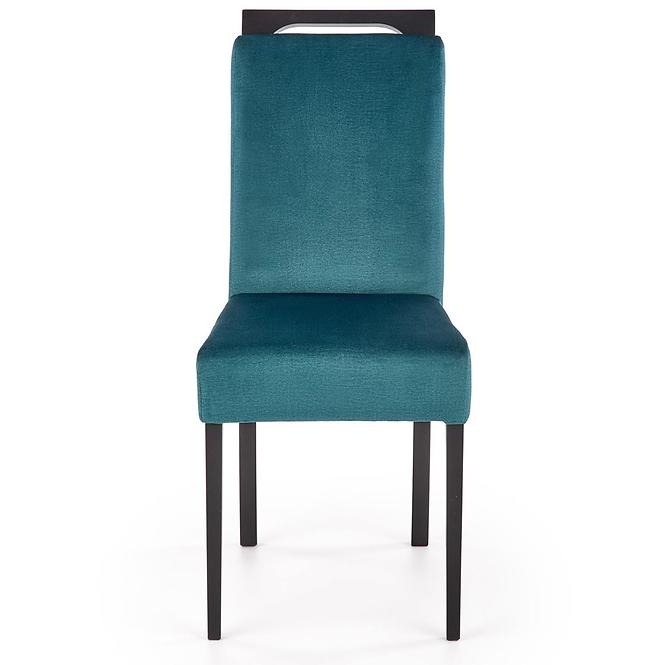 Stolička Clarion 2 drevo/velvet čierna/monolit 37,2