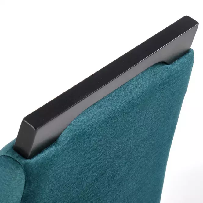 Stolička Clarion 2 drevo/velvet čierna/monolit 37