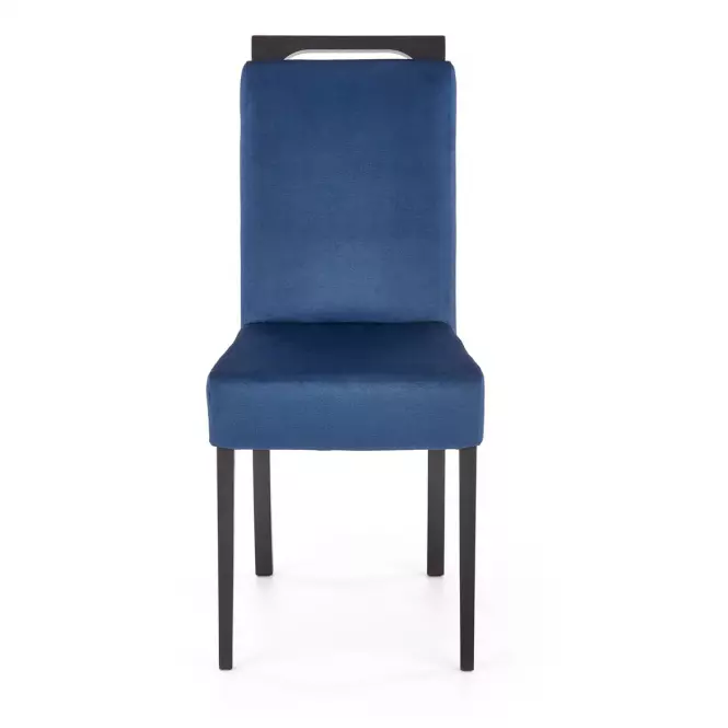 Stolička Clarion 2 drevo/velvet čierna/monolit 77