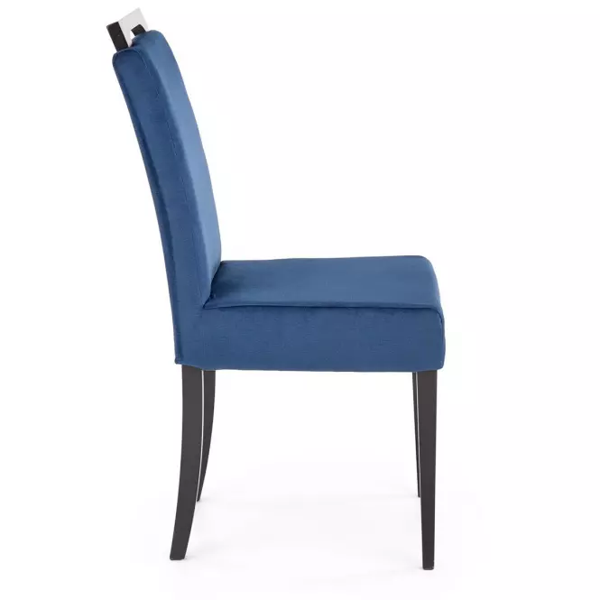 Stolička Clarion 2 drevo/velvet čierna/monolit 77