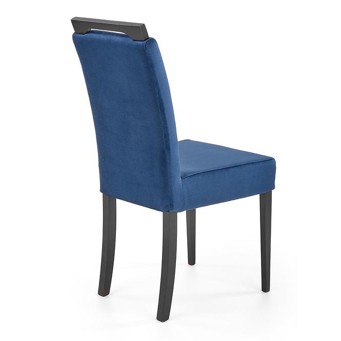Stolička Clarion 2 drevo/velvet čierna/monolit 77