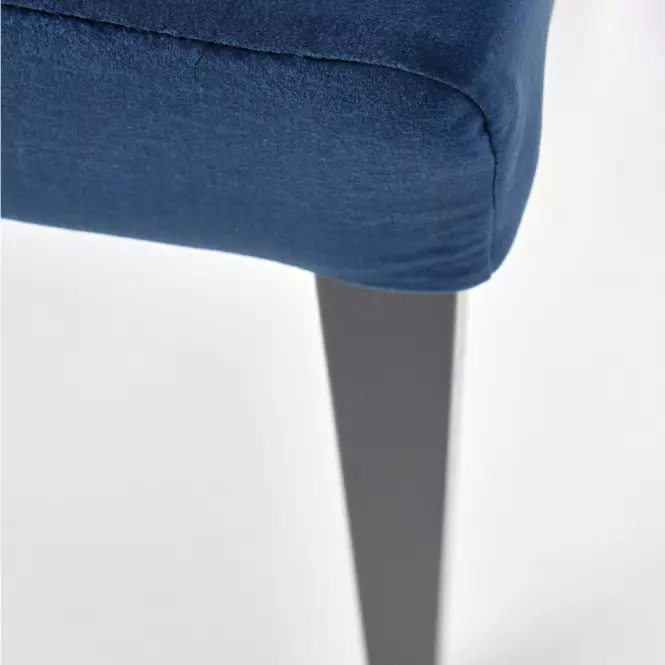 Stolička Clarion 2 drevo/velvet čierna/monolit 77