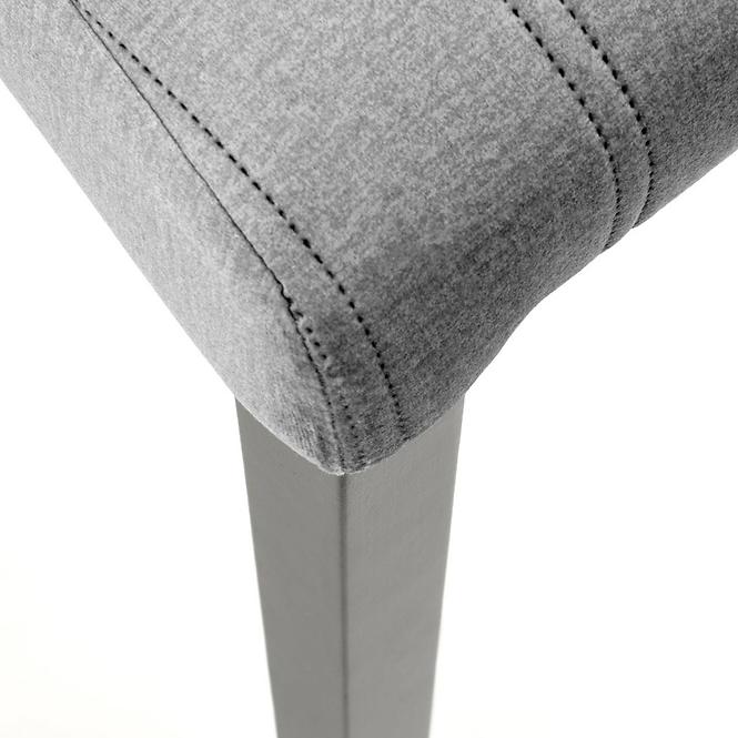 Stolička Diego 2 drevo/velvet čierna/monolit 85,9