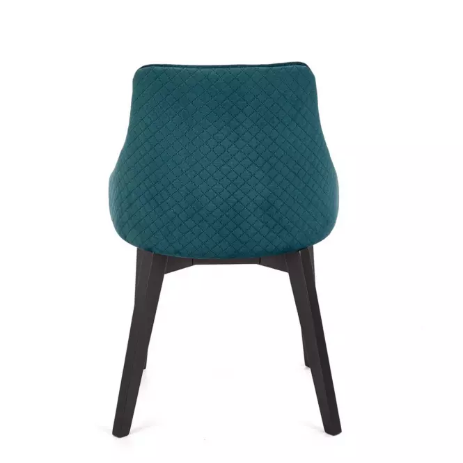 Stolička Toledo 3 drevo/velvet čierna/monolit 37