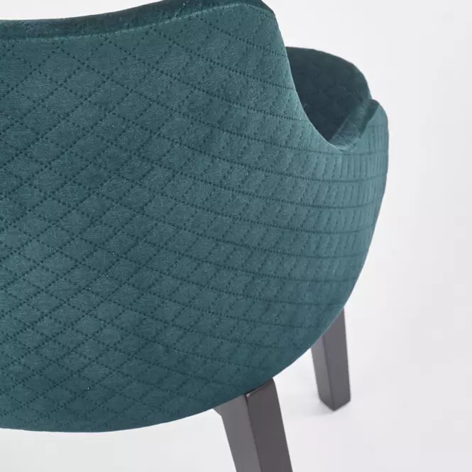 Stolička Toledo 3 drevo/velvet čierna/monolit 37