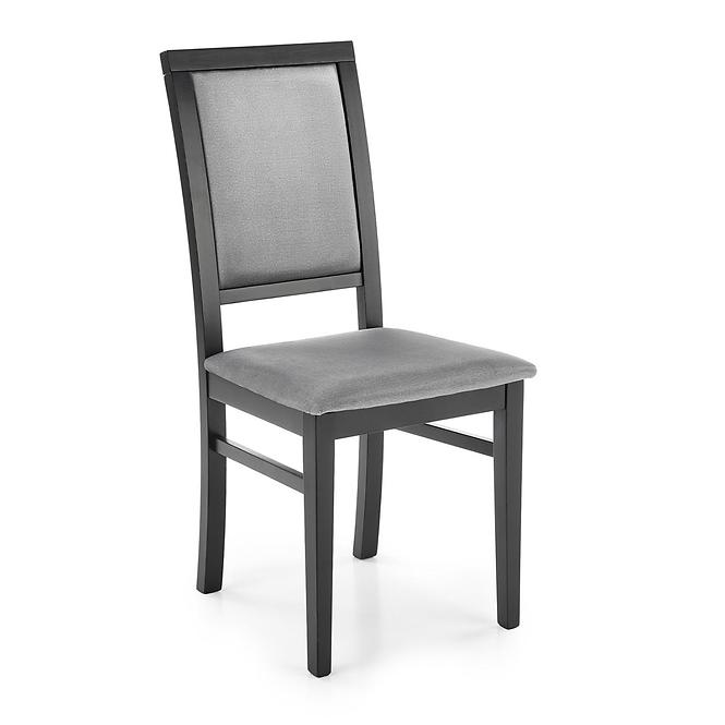 Stolička Sylwek 1 drevo/velvet čierna/monolit 85