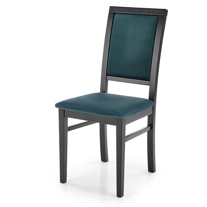 Stolička Sylwek 1 drevo/velvet čierna/monolit 37