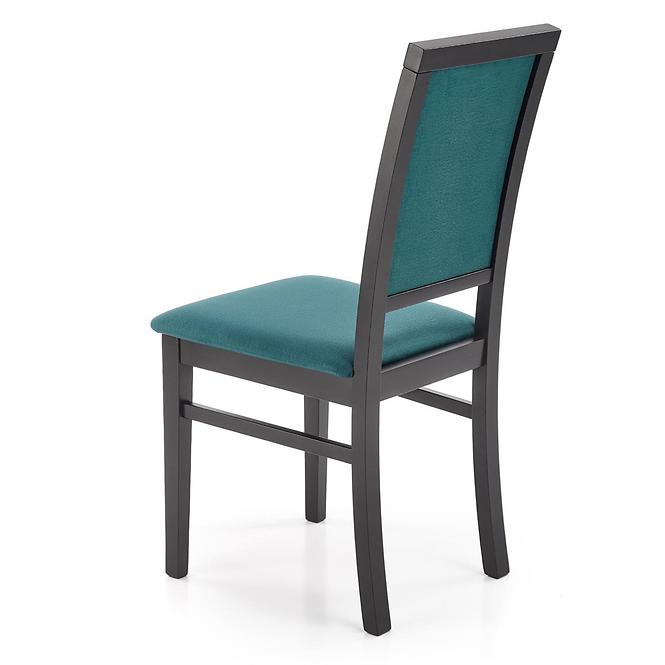 Stolička Sylwek 1 drevo/velvet čierna/monolit 37,4