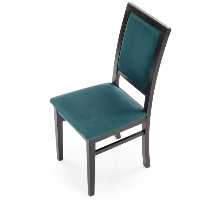 Stolička Sylwek 1 drevo/velvet čierna/monolit 37