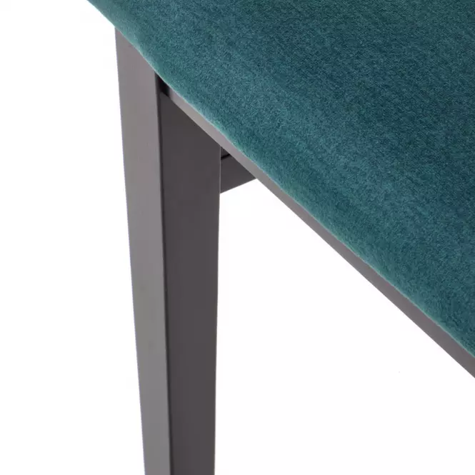 Stolička Sylwek 1 drevo/velvet čierna/monolit 37