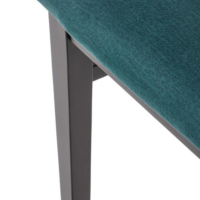 Stolička Sylwek 1 drevo/velvet čierna/monolit 37