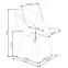 Stolička Marino drevo/velvet dub/monolith 04 51x57x78,12