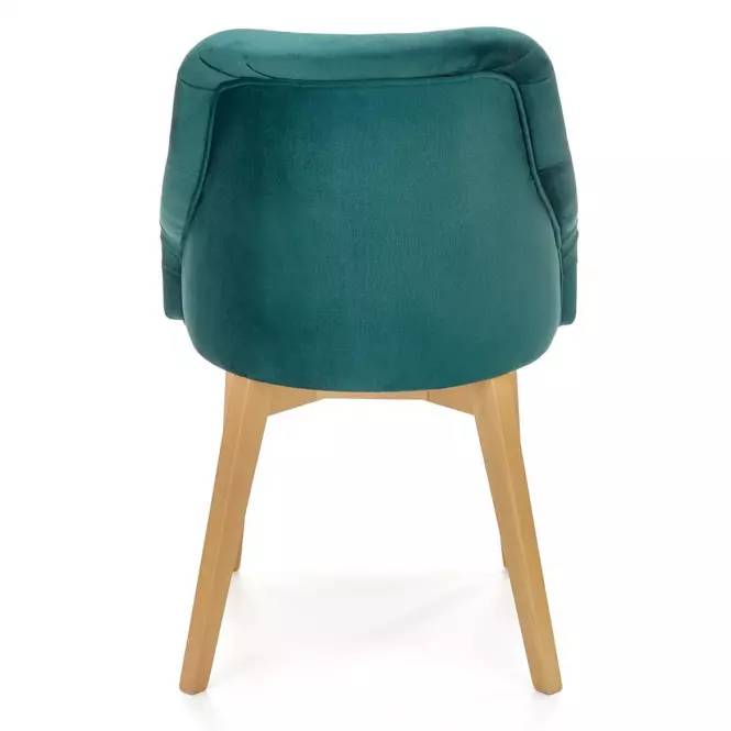 Stolička Toledo 2 drevo/velvet dub/monolit 37 57x56x86
