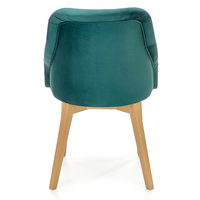 Stolička Toledo 2 drevo/velvet dub/monolit 37 57x56x86