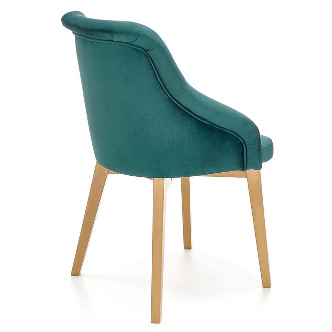 Stolička Toledo 2 drevo/velvet dub/monolit 37 57x56x86