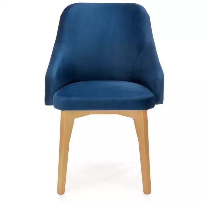 Stolička Toledo 2 drevo/velvet dub/monolit 77 57x56x86