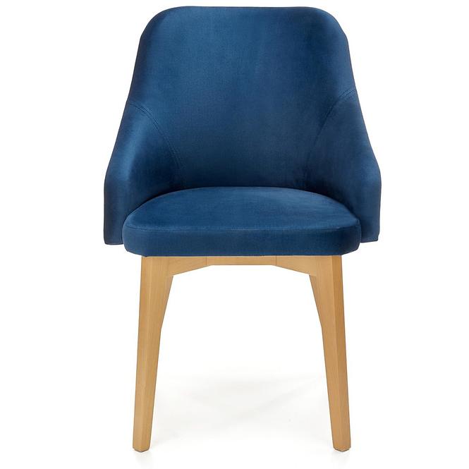 Stolička Toledo 2 drevo/velvet dub/monolit 77 57x56x86