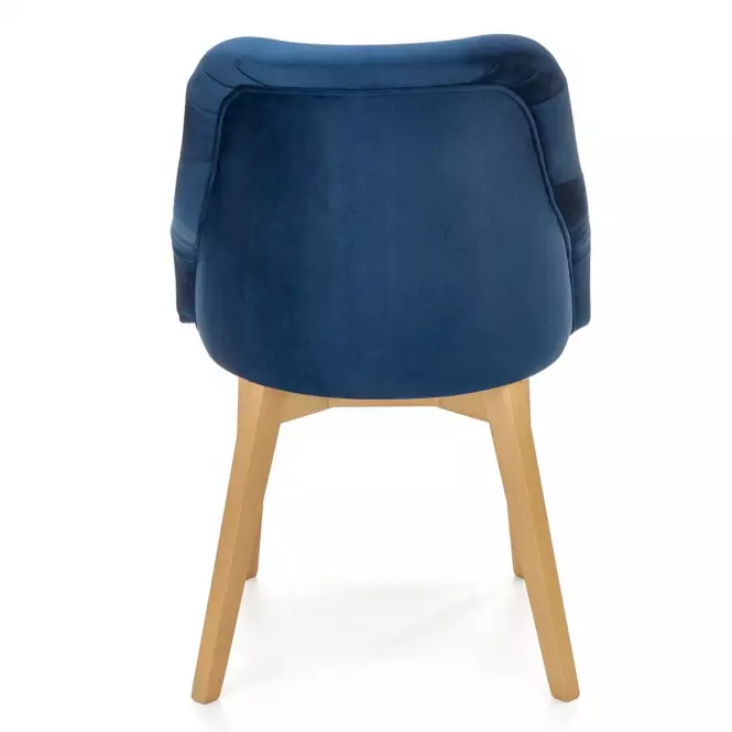Stolička Toledo 2 drevo/velvet dub/monolit 77 57x56x86