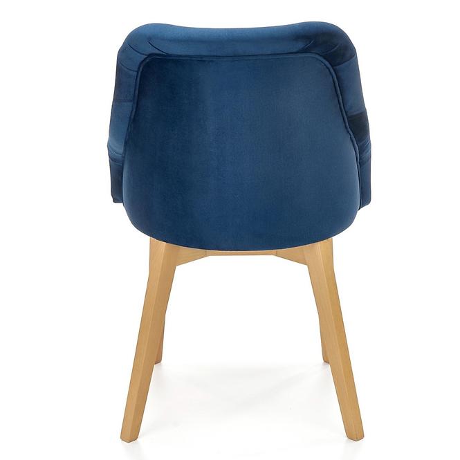 Stolička Toledo 2 drevo/velvet dub/monolit 77 57x56x86