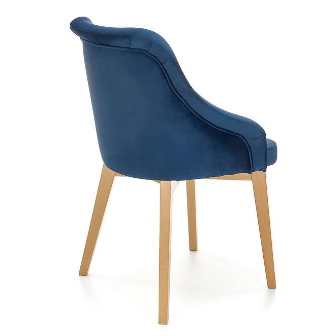 Stolička Toledo 2 drevo/velvet dub/monolit 77 57x56x86
