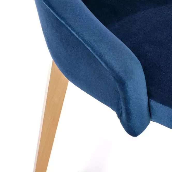 Stolička Toledo 2 drevo/velvet dub/monolit 77 57x56x86