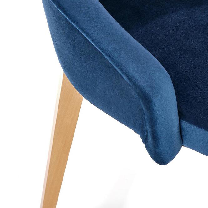 Stolička Toledo 2 drevo/velvet dub/monolit 77 57x56x86