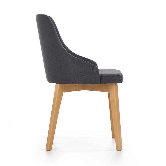 Stolička Toledo drevo/velvet dub/inari 95 51x55x82