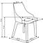 Stolička Toledo drevo/velvet dub/inari 23 51x55x82,7