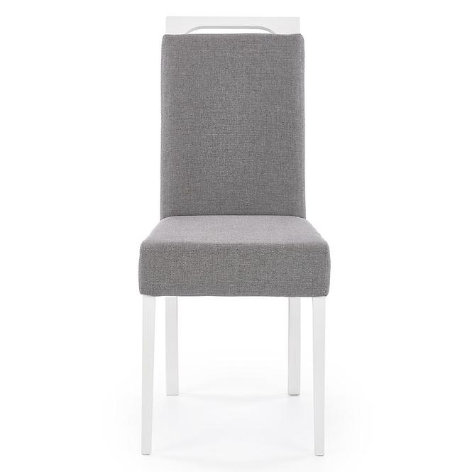 Stolička Clarion drevo/velvet biela/inari 91 47x59x99
