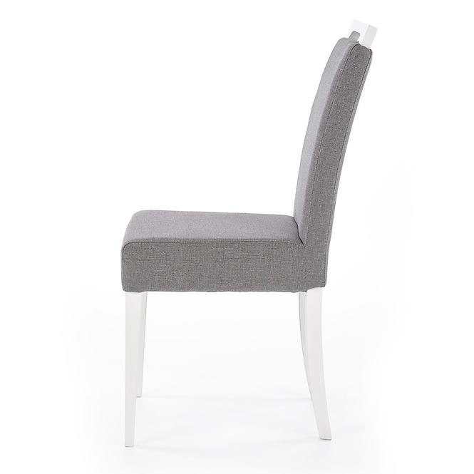 Stolička Clarion drevo/velvet biela/inari 91 47x59x99