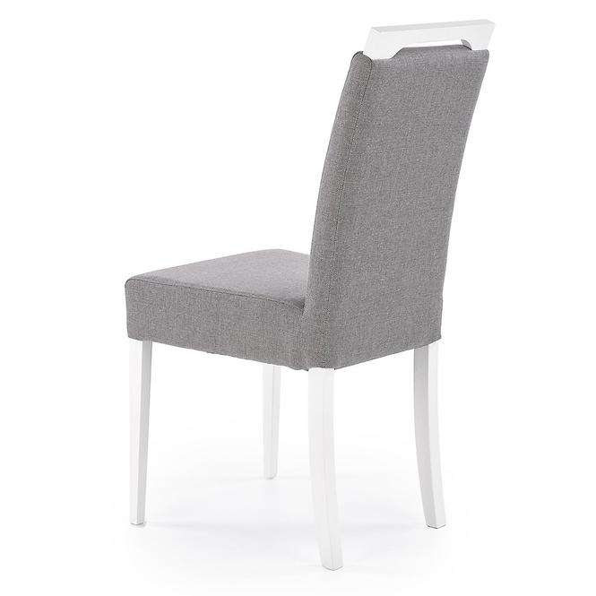 Stolička Clarion drevo/velvet biela/inari 91 47x59x99
