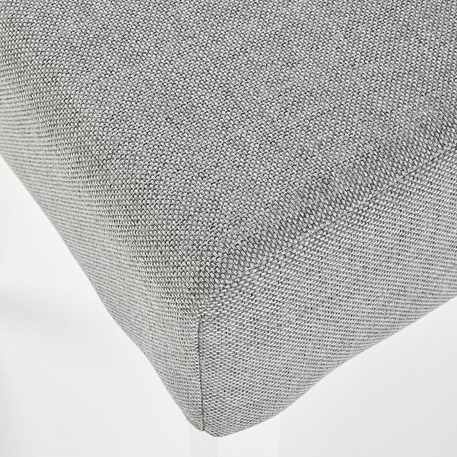 Stolička Clarion drevo/velvet biela/inari 91 47x59x99