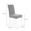 Stolička Clarion drevo/velvet biela/inari 91 47x59x99,8