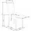 Stolička Clarion drevo/velvet biela/inari 91 47x59x99,9