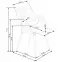 Stolička K396 drevo/velvet orech/čierna 56x55x77,14
