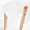 Stolička Buggi drevo/MDF biela 45x50x81,7