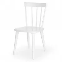 Stolička Barkley drevo biela 50x50x85