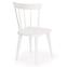 Stolička Barkley drevo biela 50x50x85,2