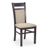 Stolička Gerard 2 drevo/tkanina tmavý orech/torent beige