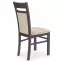 Stolička Gerard 2 drevo/tkanina tmavý orech/torent beige,2